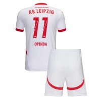 RB Leipzig Lois Openda #11 Hjemme Trøje Børn 2024-25 Kortærmet (+ Korte bukser)